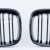 Grillar/Njurar Blank Svart BMW M-look 1-Serien F20, F21 2011-2015