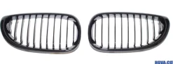 Grillar/Njurar Blanksvart BMW 5-Serien E60 Sedan / E61 Touring 2004-2010