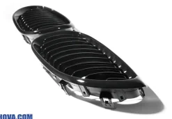 Grillar/Njurar Blanksvart BMW 5-Serien E60 Sedan / E61 Touring 2004-2010