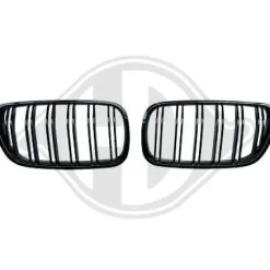 Grillar / Njurar Blanksvart till BMW X3 (E83) 2003-2006