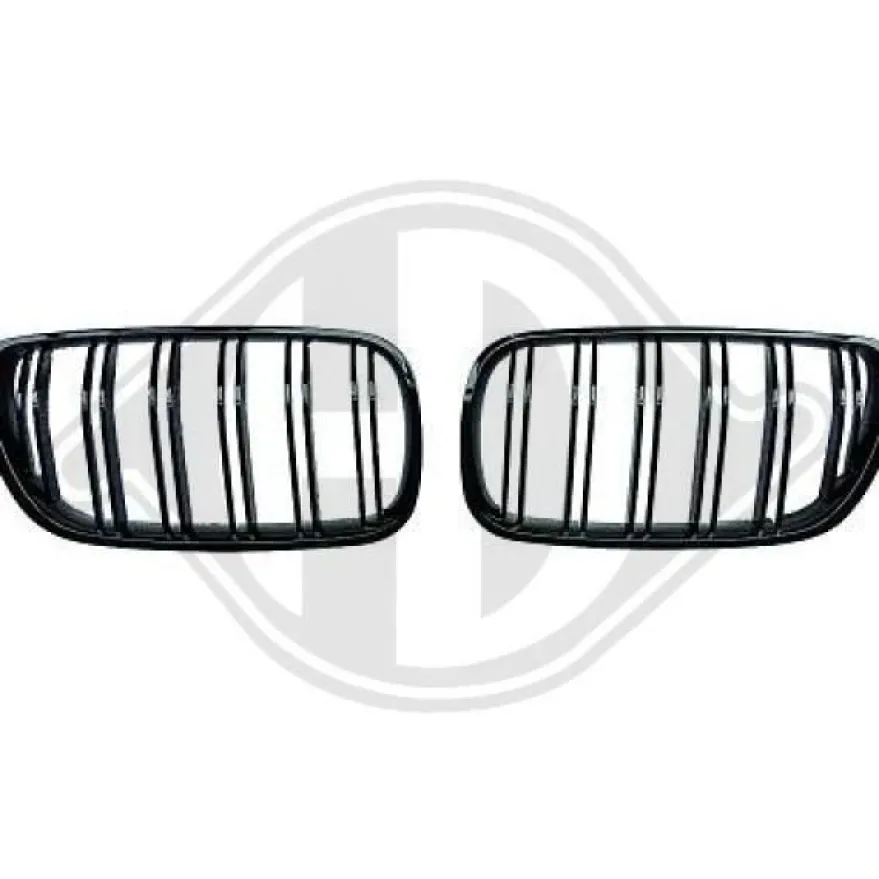 Grillar / Njurar Blanksvart till BMW X3 (E83) 2003-2006