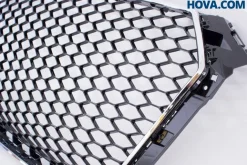Grill Honeycomb Blank-Svart Audi A4 B9 2016-2019