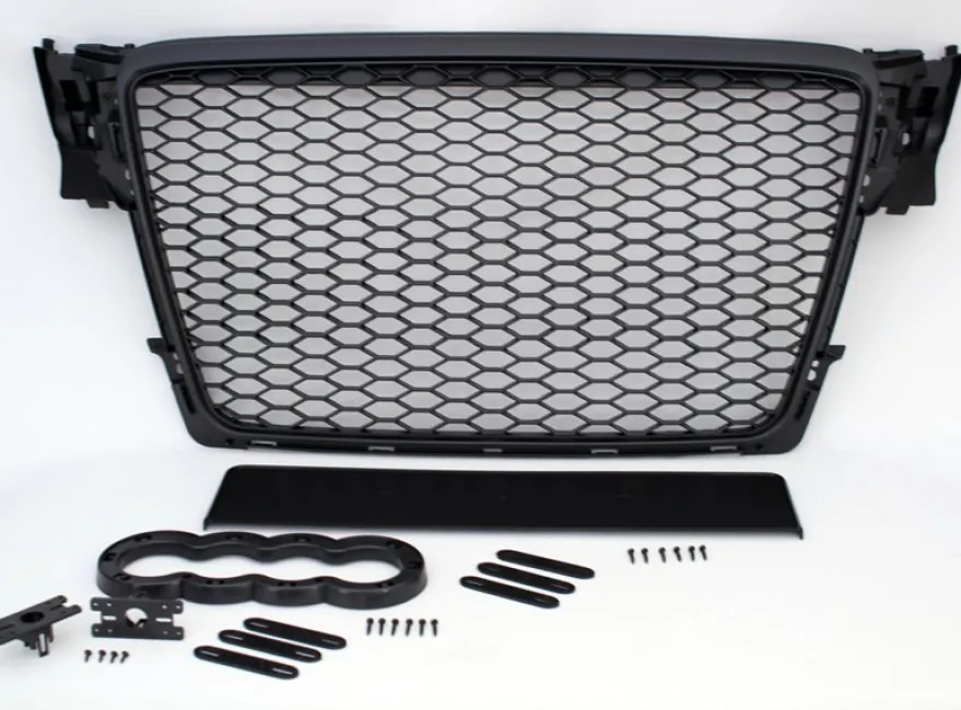 Grill Svart Audi A4 (B8-8K) 2008-2012