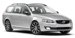 Grill Svart Sport Volvo V70 III 2013- För bilar med Kollisionsvarnare