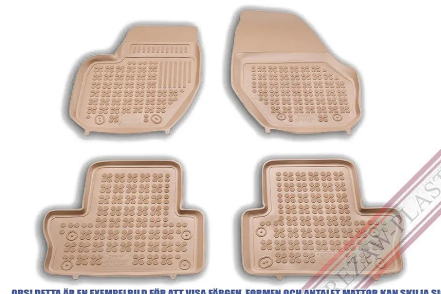 Gummimatta Beige Porsche Cayenne, VW Touareg 7P5