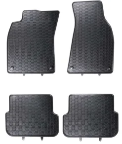 Gummimatta Svart Audi A6 C6 4F
