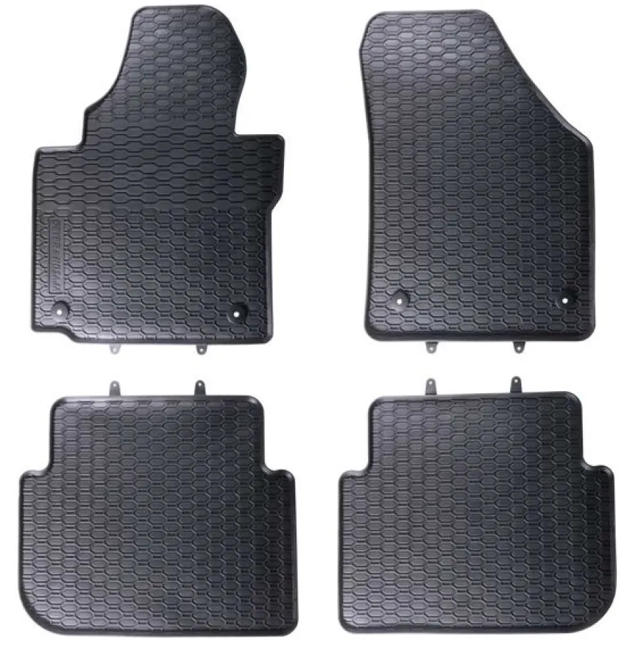Gummimatta Svart Audi A6 C7 4G 2011- och A7 4G 2010-