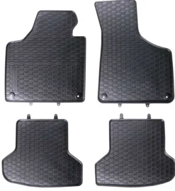 Gummimatta Svart Audi A3 8P