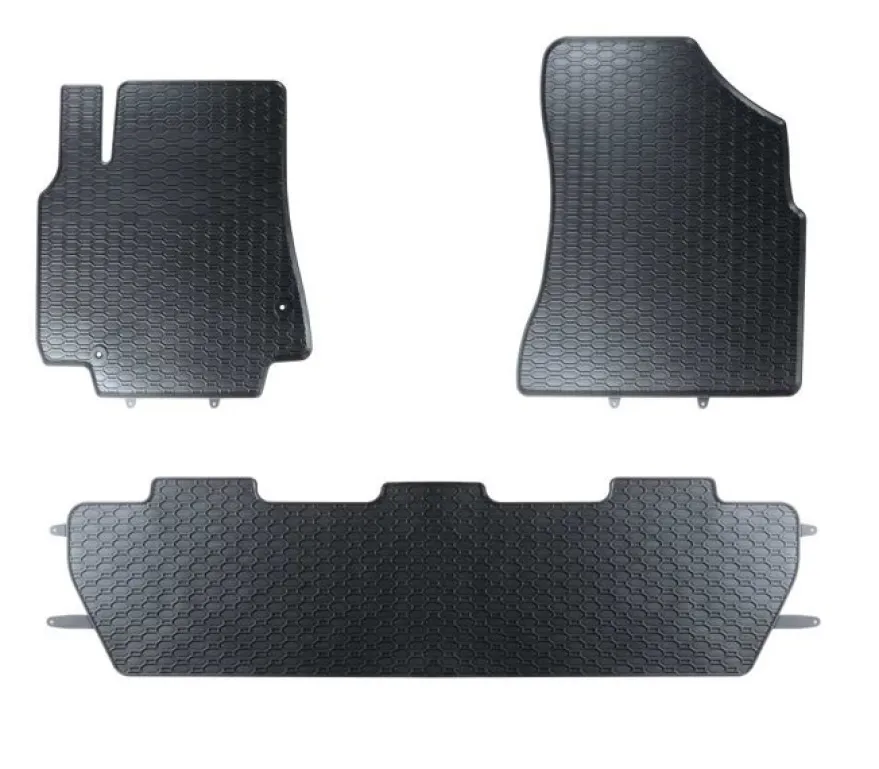 Gummimatta Svart Citroen Berlingo II / Peugeot Partner II 3st