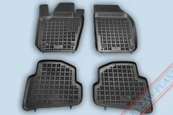 Gummimatta Svart Skoda Fabia 2014-2021