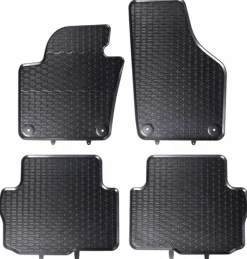 Gummimatta Svart VW Sharan II 7N 5-sits / Seat Alhambra 7N II 5-Sits
