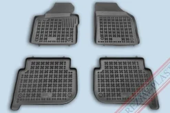 Gummimatta Svart VW Touran I, VW Touran II