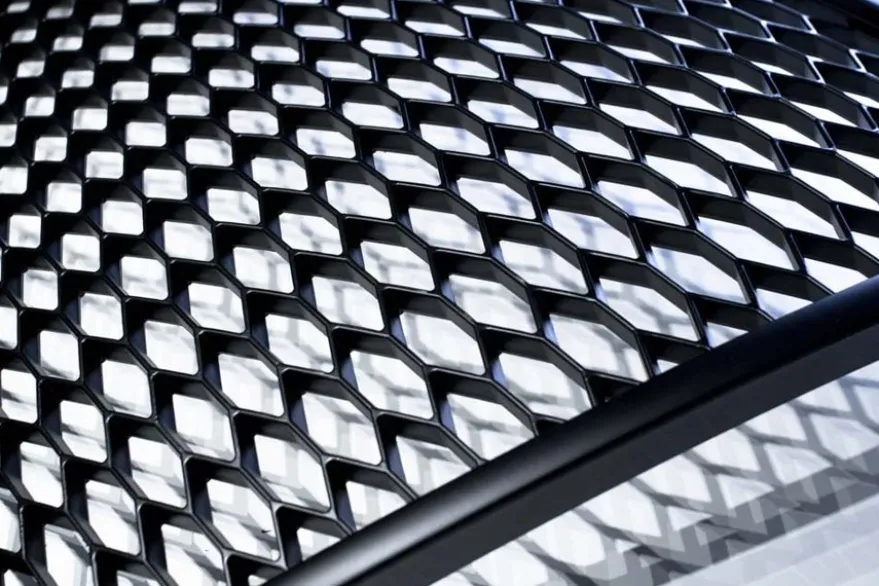 Honeycomb Grill Blanksvart Audi A6 (C6-4F) 2004-2011