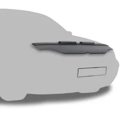 Hoodbra Svart VW Polo (9N3) 2006-2008