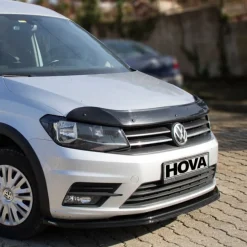 Huvskydd VW Caddy IV 2015–2020 – Blanksvart ABS