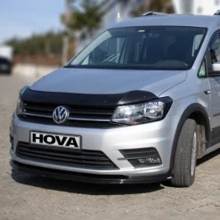 Huvskydd VW Caddy IV 2015–2020 – Blanksvart ABS