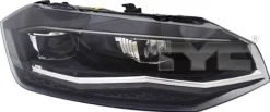 Huvudstrålkastare LED Höger till VW POLO VI (AW1, BZ1, AE1)