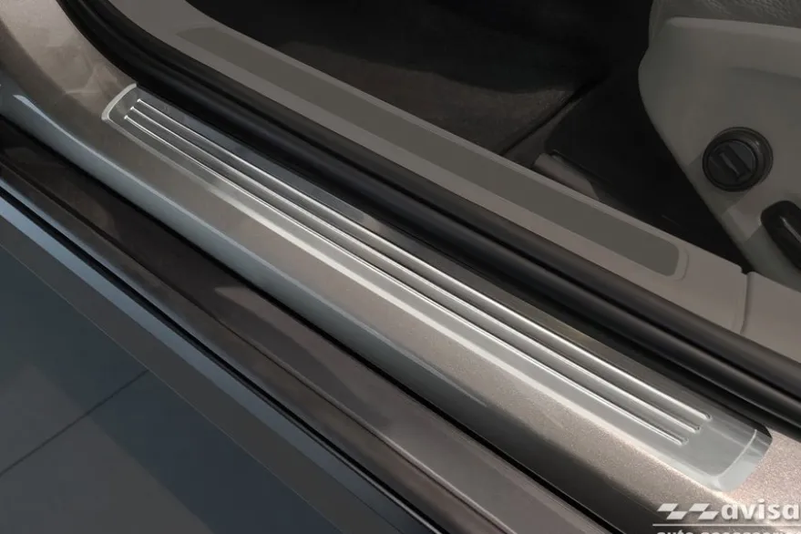 Instegslister Borstad Stål Silver Volvo S60 III / V60 II 2018->