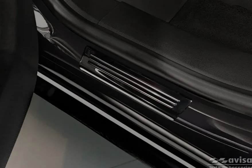Instegslister i Blank Svart Stål Ford Kuga III 2019->