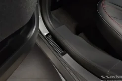 Instegslister i Blank Svart Stål Ford Mustang Mach-E 2020-><noscript><img width=
