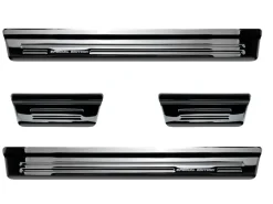 Instegslister i Blank Svart Stål Honda CR-V 2018->