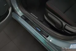 Instegslister i Blank Svart Stål Hyundai Kona 2017-><noscript><img width=