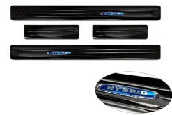 Instegslister i Blank Svart Stål Hyundai Kona 2017-><noscript><img width=