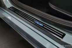 Instegslister i Blank Svart Stål Hyundai Kona 2017-><noscript><img width=
