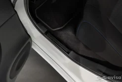 Instegslister i Blank Svart Stål Nissan Leaf II 2E1 2017->