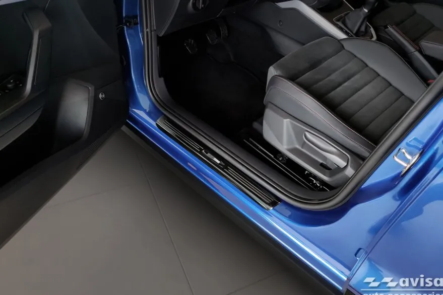 Instegslister i Blank Svart Stål Seat Arona, Arona Xcellence 2017->
