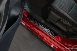 Instegslister i Blank Svart Stål Toyota Yaris IV 5-Dörrars 2020->