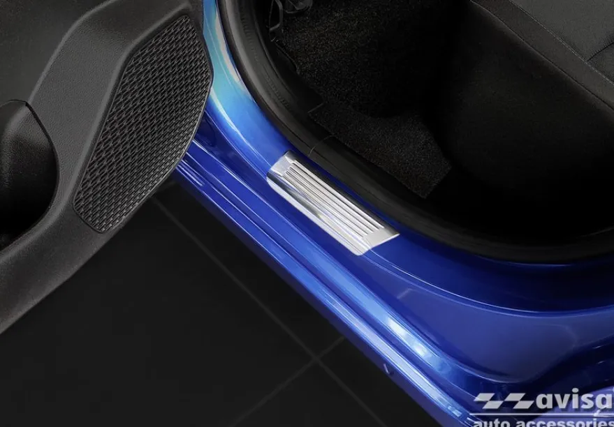 Instegslister i Borstad Stål Dacia Sandero III 5D 2020->