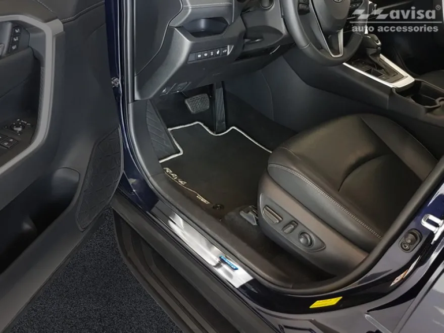 Instegslister i Borstad Stål Toyota RAV4 V Hybrid 2018-> Suzuki Across 2020->
