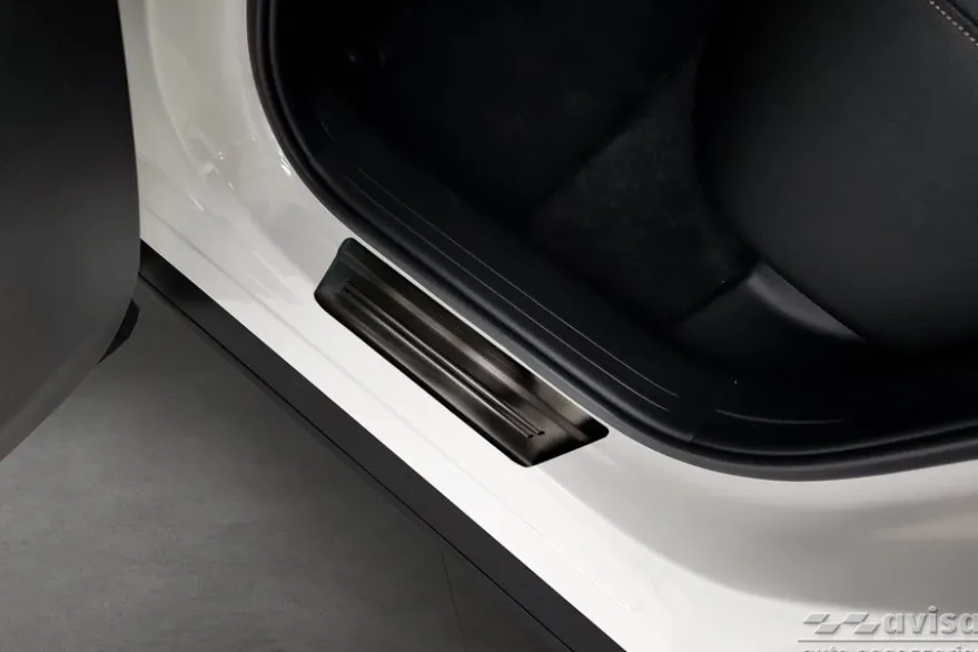 Instegslister i Borstad Svart Stål Mazda CX-60 2022->