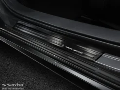 Instegslister i Borstad Svart Stål Mazda 3 IV Hatchback 2019->