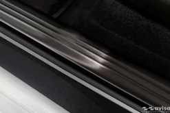 Instegslister i Borstad Svart Stål Nissan Leaf II 2017->