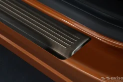 Instegslister i Borstad Svart Stål Renault Captur II 2019->