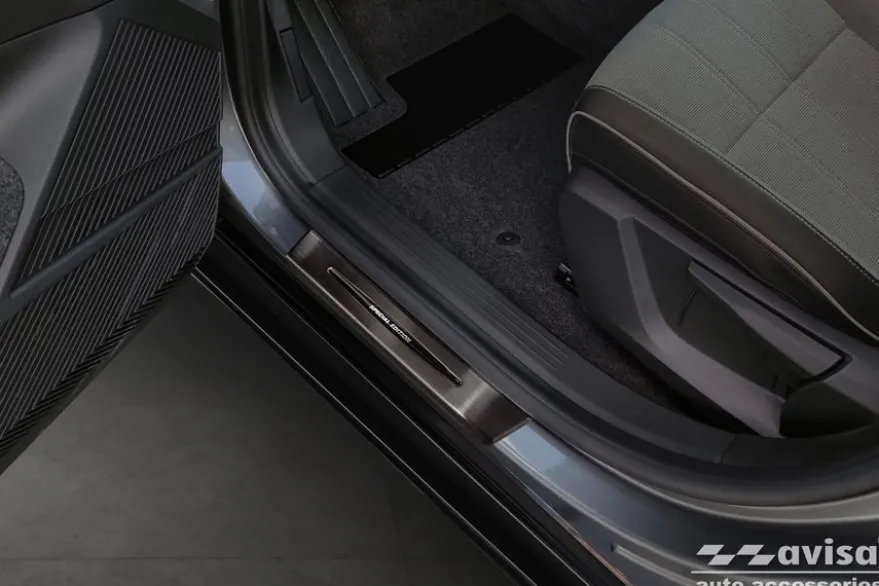 Instegslister i Borstad svart stål Renault Megane E-TECH 2022->