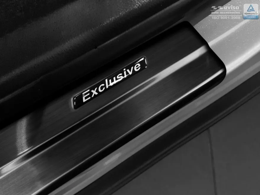 Instegslister i Borstad Svart Stål Toyota C-HR, Lexus NX