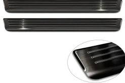 Instegslister i Borstad svart stål VW Caddy V 2020-><noscript><img width=