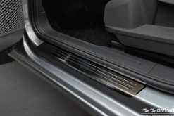 Instegslister i Borstad svart stål VW Caddy V 2020-><noscript><img width=