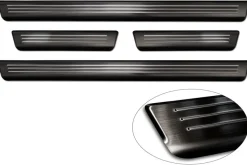 Instegslister i Borstad Svart Stål VW ID.5 2022-><noscript><img width=