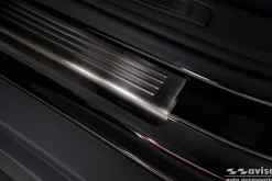 Instegslister i Borstad Svart Stål VW Passat B8 2014-2023