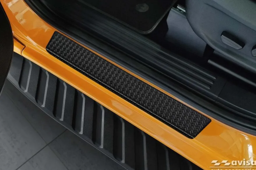 Instegslister i Mattsvart Durk Stål Ford Ranger VI 2023->