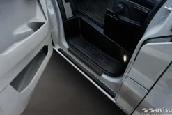 Instegslister i Mattsvart Durk Stål Ford Transit, Tourneo Custom II 2023-><noscript><img width=