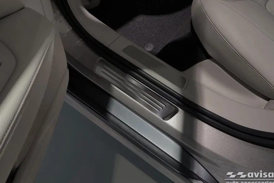 Instegslister i Svart Borstad Stål Volvo S60 III / V60 II 2018->