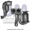 KATALYSATOR Höger till CITROEN C5 PEUGEOT 406 607