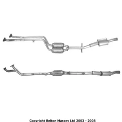 KATALYSATOR till BMW E46 323i 328i