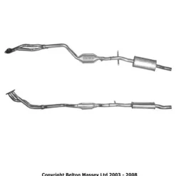 KATALYSATOR till BMW E46 318i 316i