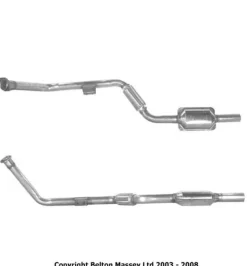 KATALYSATOR till MERCEDES E-Klass W210 E 250